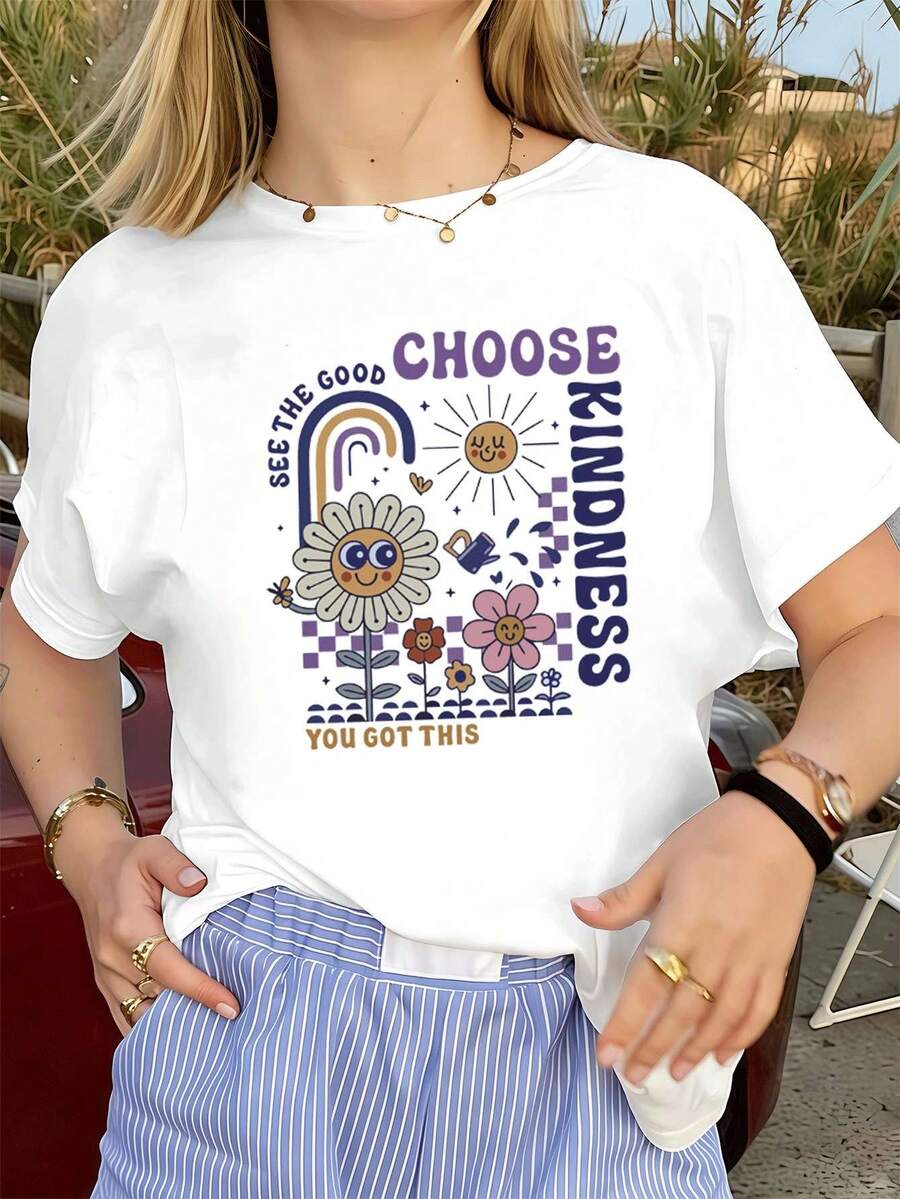 Women T-Shirts - White - View 1