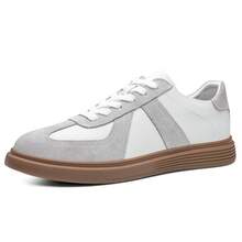 Zapatos casuales unisex, tallas 36-45, zapatos casuales para mujer y zapatos deportivos para hombre, zapatos planos con cordones de suela suave, zapatos cómodos y ligeros para uso diario, de corte bajo. - Negro - Ver 1