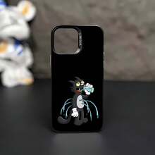 Agua potable negra y ásperafunda de teléfono Fundas compatibles con ,Apple,VIVO,OPPO,,, y Honor.Fabricadas en silicona TPU,ofrecen protección contra golpes y caídas. - Negro - Ver 2