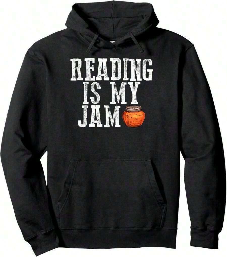 Book Nerd Compatible, Fun Gift For Readers, Book Lovers, Men And Women, Hoodie. - 黑色 3 - 查看 1