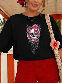 Kvinnor T-shirts - Svart - Visa 1