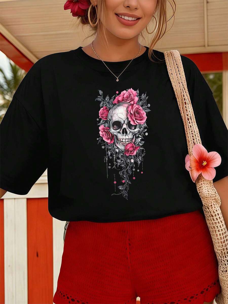 Kvinnor T-shirts - Svart - Visa 1