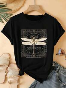 Women T-Shirts - Black - View 2
