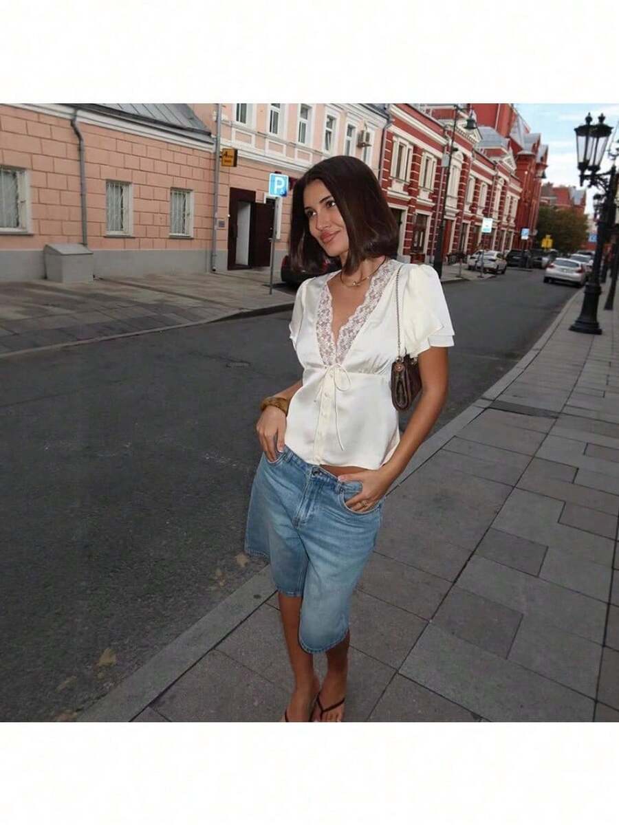 Women T-Shirts - trắng - Xem 1