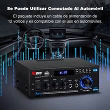 HZERO HZAK45 Mini Bluetooth Stereo Audio Amplifier For Home, 2.0 Channels With Karaoke Function, Reverb, FM, USB And SD, 600W Maximum Power, Remote Control And Power Cable - A - View 7