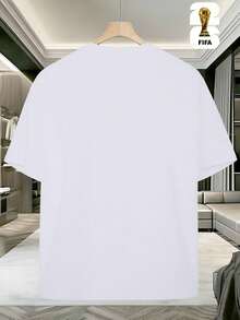 Camiseta gráfica para hombres con diseño de la bandera de México, perfecta para uso diario y regalos, 100% algodón, estilo unisex, nueva llegada, ideal para atuendos casuales y ocasiones festivas, ropa temática mexicana de moda, cómoda y duradera, mejora tu guardarropa con esta camiseta elegante, 100% algodón. - Blanco - Ver 2