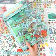 New Large Scene Stickers, Adult Landscape Stickers, House Stickers, Miniature Scene Stickers, Landscape Stickers, Scenery Stickers, Manual Stickers, Reusable, Multiple Sizes Available - A - View 5