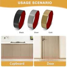 1pc 3 Meters Self-Adhesive Stainless Steel Mirror Decorative Strip - Self-Adhesive Horizontal/Vertical Line Applicable To Ceiling, Wall, Furniture - Metallic Texture, Installable, Suitable For Fireplace, Panel, Partition - C - View 7