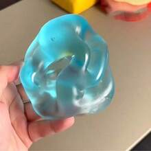 1pc Soft Creative Transparent Coconut Oil Highly Attractive High-Plasticity Squeeze Toy Ice Skin Handmade Ball Stress Relief Small Toy - Multicolor - View 7