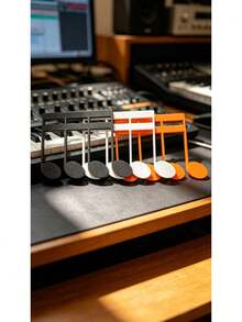 Music Score Clip, Music Sheet Clip, Piano Printed Clip - Multicolor - View 2