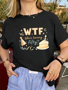 Women T-Shirts - Black - View 1
