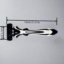 Clean Razors, Manual Shaving Razors, 6-Layres Blade Razors, Replacement Razor Blades, Hair Care Tools, Traditional Razors For Smooth Shaving Travel - Multicolor - View 8