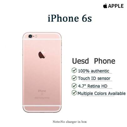  Used Apple IPhone 6s, 64GB Storage, Good Condition, Available In Space Gray, Silver, Gold, Rose Gold. Suitable For Outdoor Activities, Emergency Communication, Casual Photography, And Backup Phone