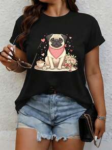 Women T-Shirts - Black - View 1