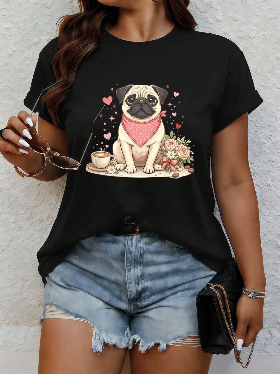 Women T-Shirts - Black - View 1