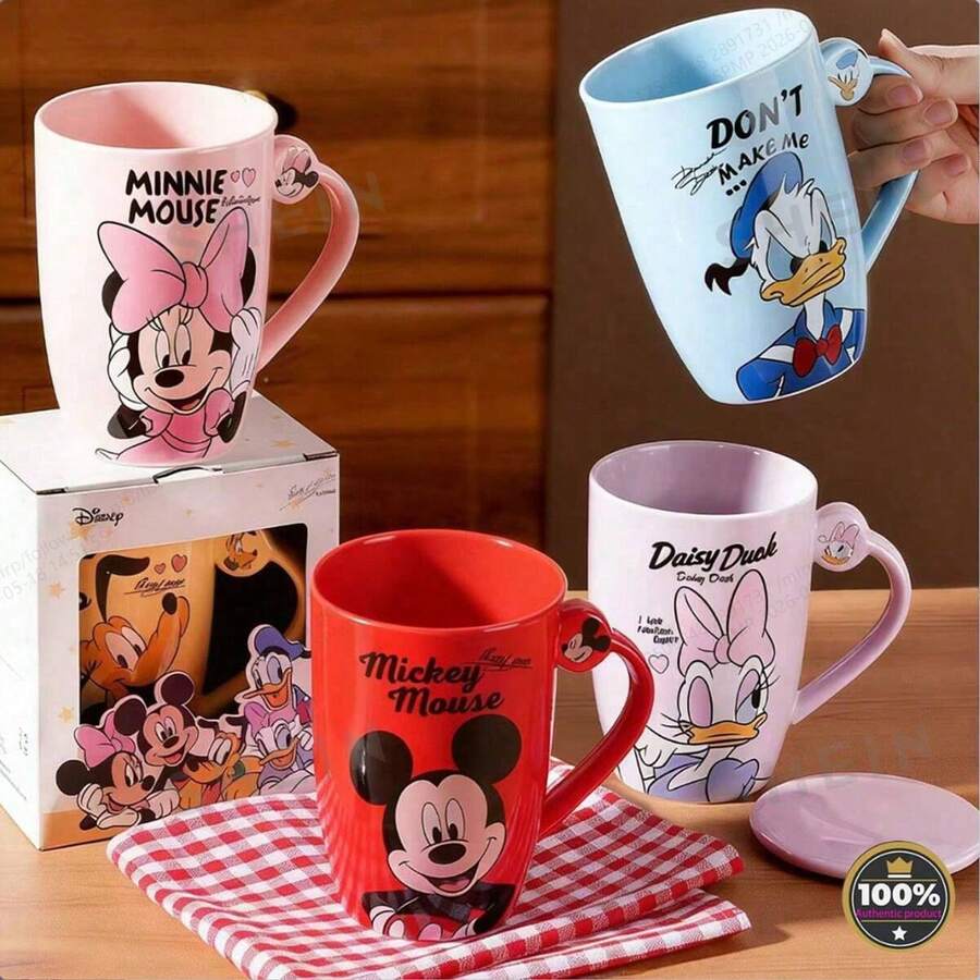 Disney 530毫升大容量迪士尼朱迪和尼克联名可爱卡通杯,妇女节礼物,欧式风格 - 彩色 - 查看 1