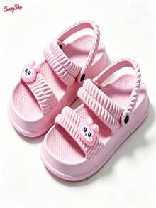 Kids Fashion Slippers - Pink - View 2