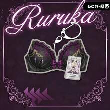 Moriya Luluca 偵探少女動漫周邊鑰匙圈，手工雙面壓克力吊飾禮物 - 彩色 - 查看 1