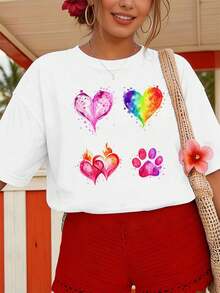 Women T-Shirts - White - View 1