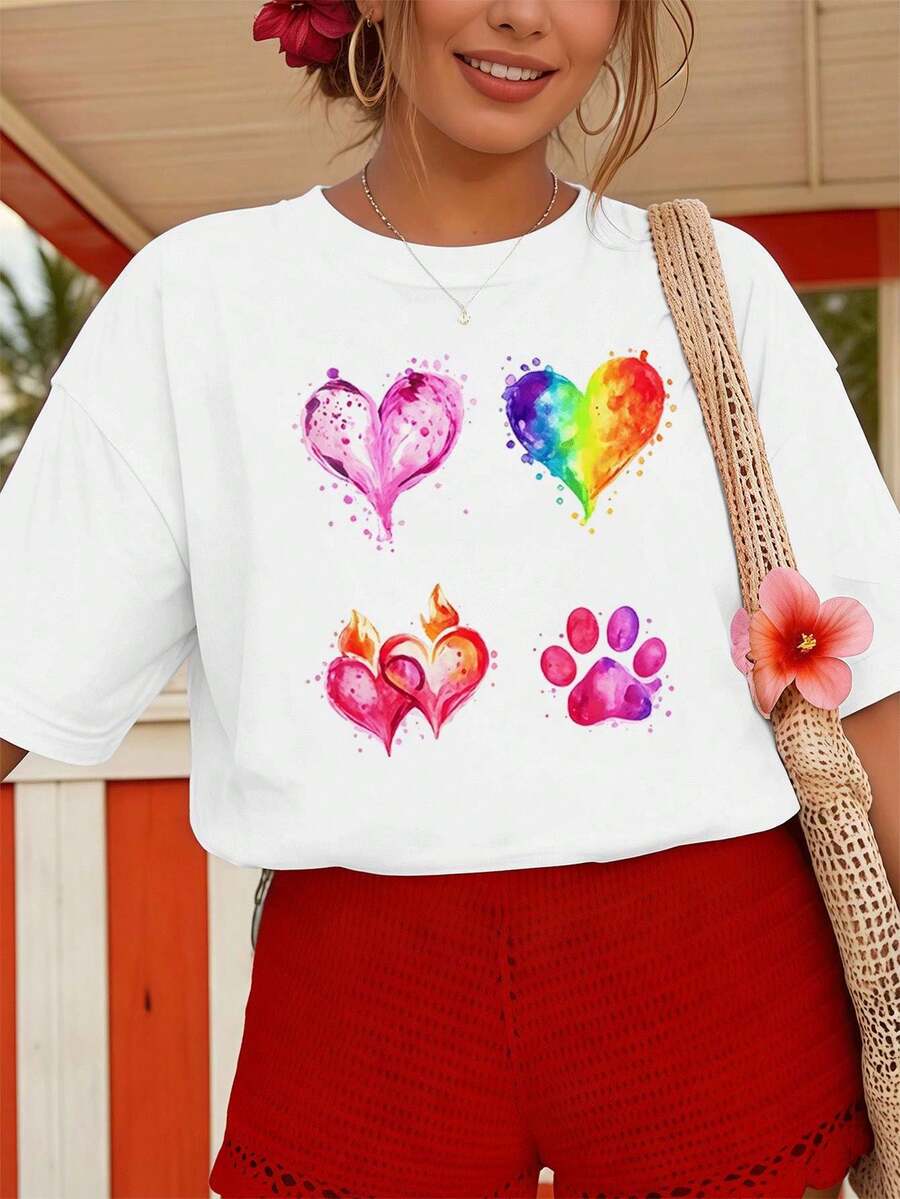 Women T-Shirts - White - View 1