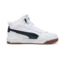 Puma Unisex Classic Mid-Top Skate Shoes, Spring/Autumn Fashion Comfortable Sports Casual Sneakers 39614808 - White-black-gum Color - View 4