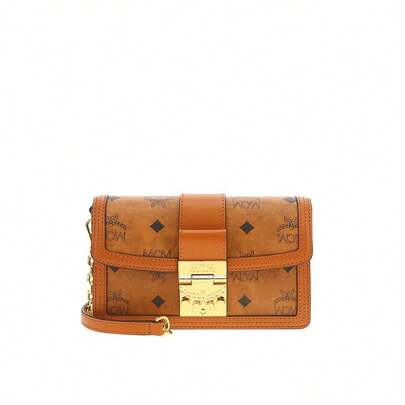  Mcm Tracy Visetos Collection Printed Women's Crossbody Chain Bag MWRFAXT02CO001