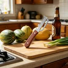 3-In-1 Multi-Functional Peeler | Peeling/Shredding Scallions/Opening Bottles All In One. One Is As Good As Three, A Versatile Kitchen Tool, Peeling, Shredding Scallions, Opening Beer, Kitchen Tool - Multicolor - View 3