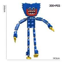 860+ PCS Building Blocks Bobbie Figurine, Small Particle Bricks, Game Time Decor Model, ABS Material, Gift For Boys & Girls, Home Indoor Decoration, Holiday Gift - Multicolor - View 5