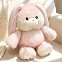 1pc Cute Cartoon Animal Plush Doll, Soft Fabric Panda, Sloth, Bear, Rabbit, Leopard Figurine, Decorative Pillow, Desktop Decor, Photo Prop, Gift For Friends, Birthday, Christmas, Halloween - Multicolor - View 16