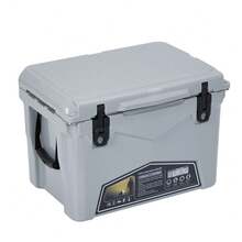 Ice Retention Hard Sided Cooler Extra-Thick Foam, Cool Riser Tech, T-Latches, Stainless Handles, - KUER-c-35 Cool Gray - View 1