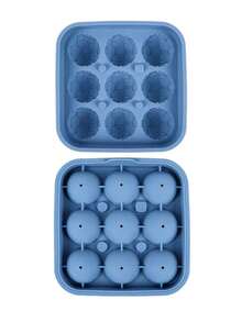 1pc 9-Cavity World Cup Soccer Ball Shaped Silicone Ice Tray, 3D Soccer Ball Ice Sphere Mold, For Making Whiskey Cocktail Ice Balls, Suitable For Sports Theme Parties And Home Bars - Multicolor - View 14