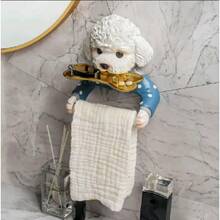 Tissue Box & Rack - White - View 4