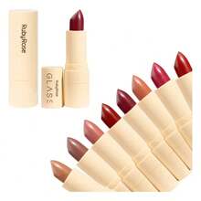 Ruby Rose Glass Bullet Lipstick, Velvety, Viralized Satin Finish - 07 - View 1