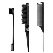 Bộ dụng cụ tạo kiểu tóc 6 món/4 món/3 món kèm bình xịt, lược uốn tóc unisex, bao gồm 1 bình xịt + 1 lược duỗi tóc + 1 lược tạo độ phồng + 1 lược đuôi nhọn + 2 dụng cụ tết tóc, đồ trang điểm, bộ mùa hè Y2K, dụng cụ tạo kiểu tóc và phụ kiện tóc. - Nhiều màu - Xem 8