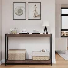 Sofa & Console Tables - Dark Walnut - View 7