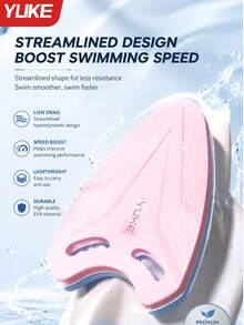 Yuke Yueke High Buoyancy Swimming Kickboard, Lightweight EVA Material, Ergonomic Grip, Waterproof And Durable, Swimming Training Aid For Pool And Beach - Multicolor - View 6