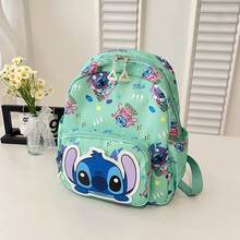 Ba lô in hình Lilo & Stitch của Disney, ba lô hoạt hình màu xanh dễ thương, phù hợp cho trường học, du lịch và sử dụng hàng ngày. - Nhiều màu - Xem 10