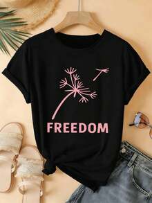 Women T-Shirts - Black - View 2