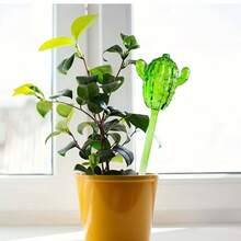 3个/1个球形自动浇水系统 – 室内植物和盆栽花卉自动滴灌 | 易于使用的植物浇水器，促进植物健康生长，是家庭和办公室花园的理想之选 - 仙人掌 - 查看 4