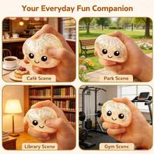 1pcs Glitter Dumpling Squishy, 2026 New Dumpling Squishy Mystery Box - 10 Colors Random Mystery Gift Box, More Surprises - 紅色 - 查看 6