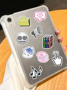 55pcs Retro Internet Meme Sticekrs Internet Meme Decorative Stickers For Laptop Suitcase Scrapbook Diy Decor - A - View 4