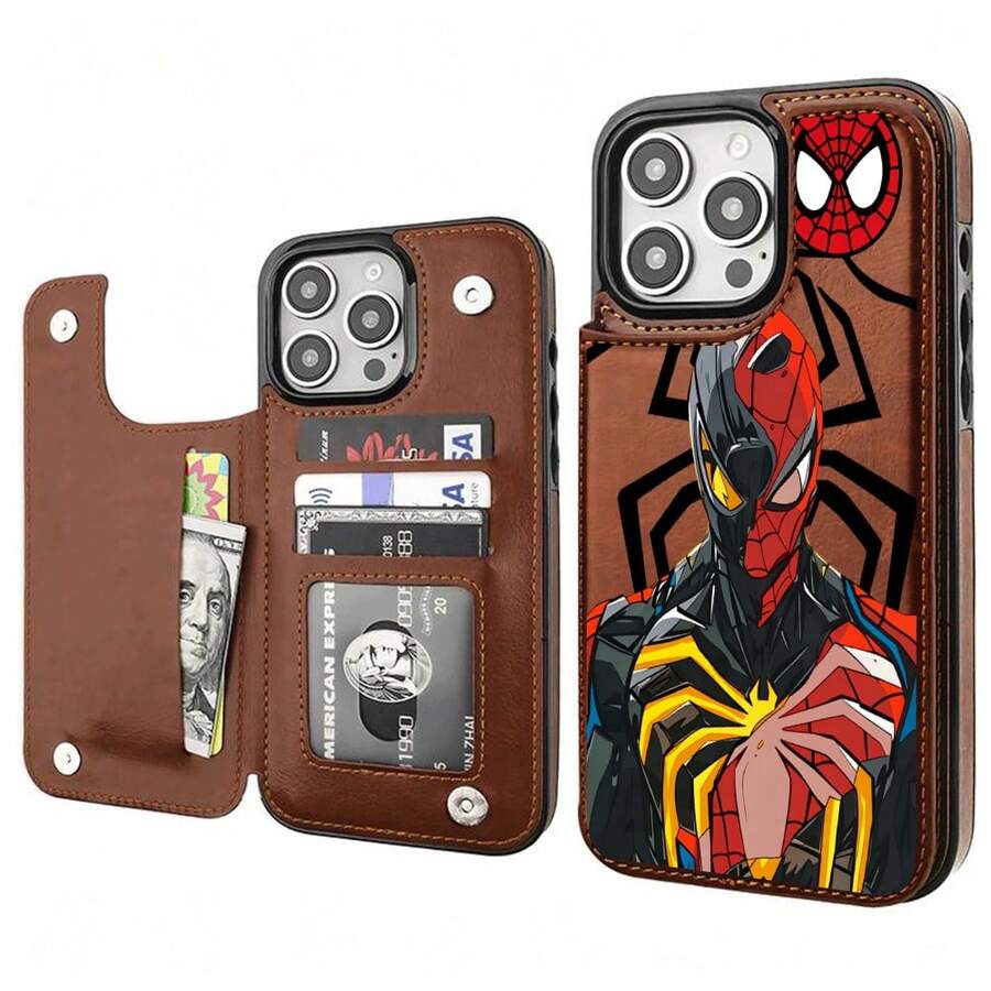 Marvel GwenOscura Cell Phone Case Compatible With IPhone17PROMAX, IPhone17PRO, 15/14/13/12, Galaxy S23 Ultra/Galaxy S24/Galaxy S25, High Quality Print And Anti-Fall, Amazing And Perfect For An Original Gift, Perfect Fit. - 棕色 - 查看 1