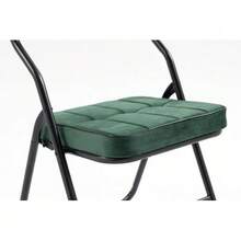 Folding Chairs In A Pack Of 2 – Folding Dining Chairs With Cushions, Portable And Already Assembled, Additional Folding Chairs For Guests, Kitchen, Office, Wedding And Party - 綠色 - 查看 8