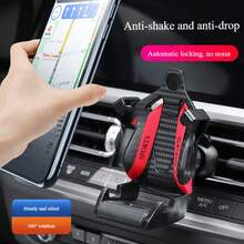 1 pieza Nuevo soporte de teléfono para coche con forma de asiento de carreras, soporte de navegación para coche con montaje de ventilación por gravedad, soporte multifuncional para teléfono de coche - Multicolor - Ver 4