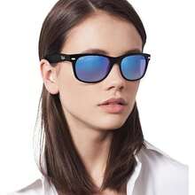 Ray-Ban Wayfarer Rb2132 Blue Mirror Flash 622/17 Sunglasses 55MM NEW W/ Tags - Color default - View 4