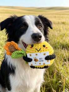 Multiple Sets Of Cartoon Dog And Cat Toys, Suitable For Small Dogs - Interactive Pet Play Sets For Pets That Like To Chew (Colors And Styles Are Random). - Multicolor - View 7