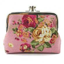 Wallets With Floral Buckle And Classic Style, With Kiss Closure - 14 - View 8