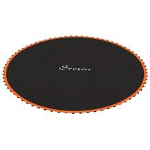 Round Trampoline Mat, Made Of Polypropylene, Orange - Black + Orange - View 9