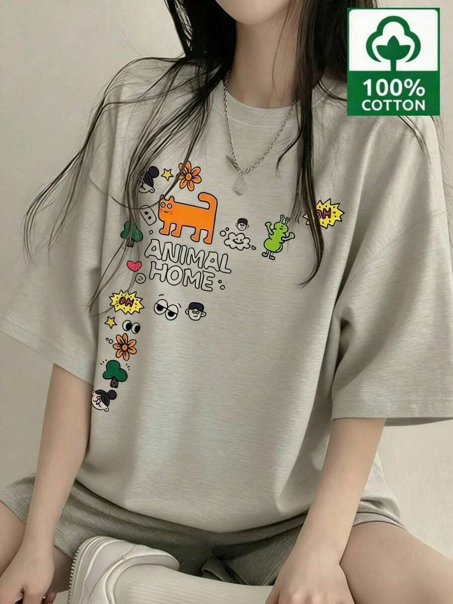 Women T-Shirts - Light Grey - View 1