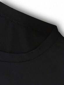 Camiseta Estampada con Diseño de la Diosa Hécate Estilo Retro - Tejido de Punto de Poliéster Suave, Manga Corta, Cuello Redondo - Ideal para Uso Diario Casual de Mujer en Primavera y Verano. Blusa Amplia Mujer - Negro - Ver 3